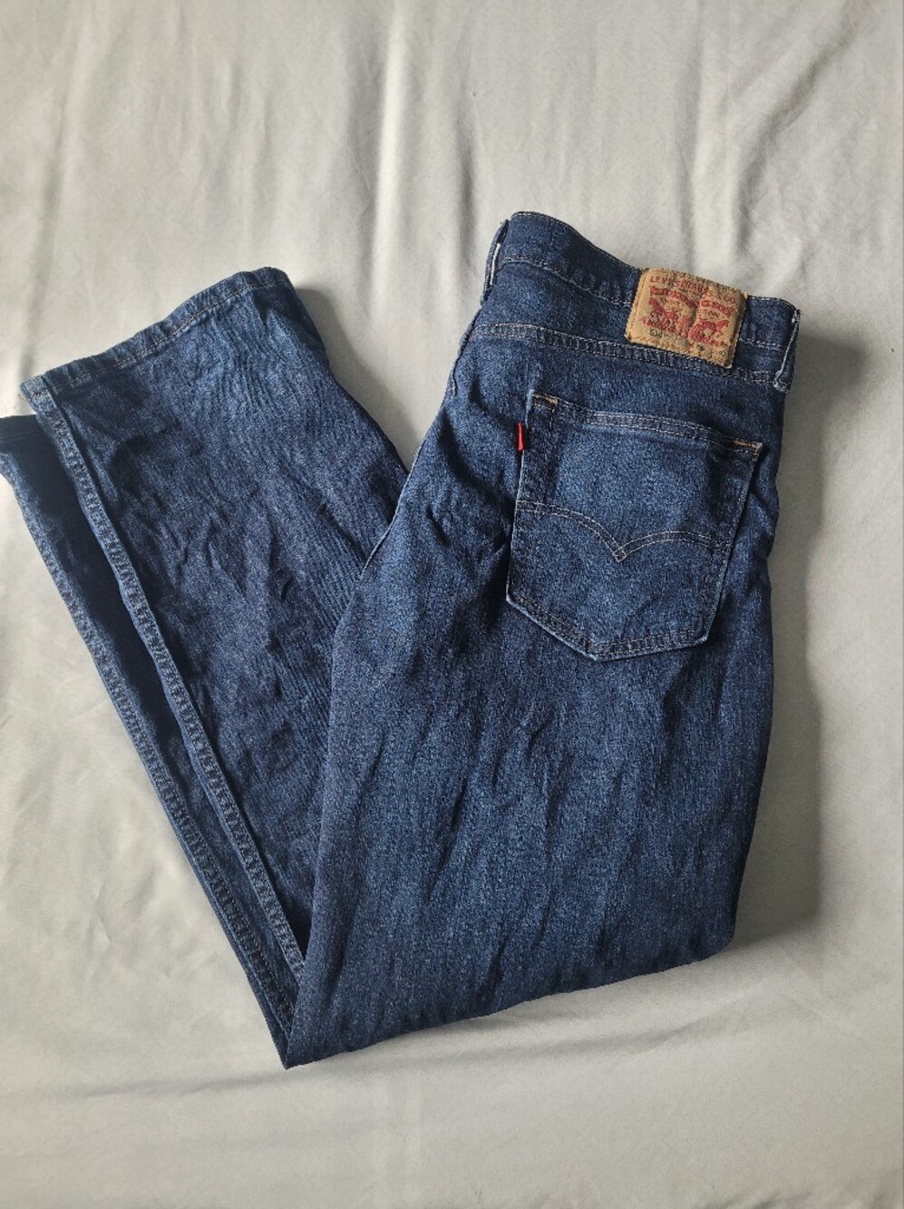 Levi's Men's Straight Jeans - Dark Blue